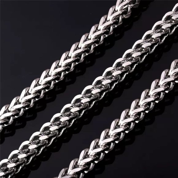Stainless Steel Big Chunky Chain Bracelet - Picture 5 of 7